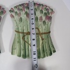 Asparagus Ceramic Trivet Hot Plate Wall Plaque Made Italy By Ceramiche Leonardo