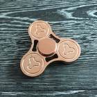 Cubefit Fidget Spinner Copper Metal Stress Relief Finger Toy Adhd Focus
