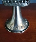 Havdalah Silverplated Vintage Jewish Candle Holder