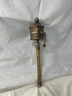 Tibetan Buddhist Handcrafted Hand Spinning Prayer Wheel Handheld 13    With Scroll
