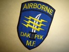 Vietnam War Us 5th Special Forces Group Airborne Dak Pek Mike Force Patch