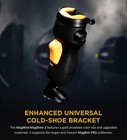 Magshoe V2   Universal Cold Shoe Flash Mount For Off Camera Flash   Led Light   