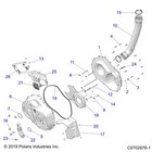 Polaris Clutch Cover  Inner  Genuine Oem Part 5142931  Qty 1