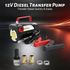 12v Electric Fuel Transfer Pump Diesel Kerosene Oil Auto Extractor Pump 45l min
