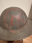 Wwi Ww1 Us Army Doughboy Brodie M1917 Helmet 27th Division Complete Liner