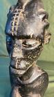 Old Vintage African Bassa Tribe Tribal Art Wood Carving Statue Woman Nude Africa