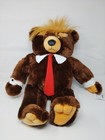 Authentic 2017 Trumpy Bear Deluxe Push Trump Bear With Pack Away American Flag
