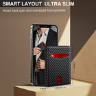 Wallet For Men Slim Rfid Blocking Leather Credit Card Holder Wallet For 14 Cards