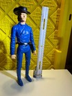 Marx Johnny West General Custer 12    Action Figure With Gun Belt   Hat