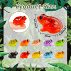 50pcs Luminous Mini Resin Frog 10 Colors Miniature Frog Figurines Tiny Animals F