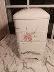 Antique Hand Painted Stacking Porcelain Japanese Danju Jubako Container Blossoms