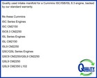 4941008 Intake Manifold For Cummins Isc 8 3 Engine