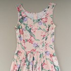 Carol Anderson Dress Women 7 8 Pink Floral Cottagecore Vintage 1980s