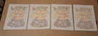 Vintage Iron On Transfer  Lot Of 4  70 s  L h