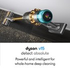Dyson V15 Detect Absolute Cordless Vacuum   Iron gold   Refurbished