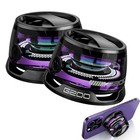 2 Pack G200 Portable Wireless Mini Magnetic Bluetooth Speaker With Rgb Light