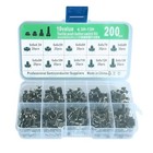 200pcs 6x6mm Tactile Switch Assortment Kit With 10 Height Values  4 3mm-13mm  