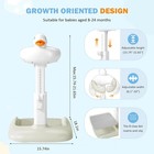 Adjustable Baby Shower Stand - Anti-slip Base  Portable Bath Helper For Infants