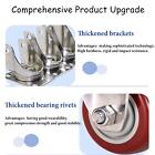 4 Pack 4  Caster Heavy Duty Swivel Plate Casters Polyurethane Wheels With Brake