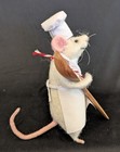 Chef Mouse W spoon Needle Felted Ooak 2017 By Svetlana Atamanskaya