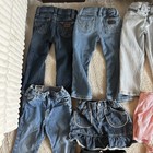 Huge Baby Girl Toddler 3t Clothing Bundle 11 Items Spring Floral Pink Denim Euc