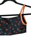 Nwt Splits59 Maya Techflex Seamless Sports Bra Black Floral Size Xs Colorful 