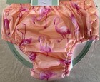 Green Sprouts Swim Diaper Snap Reusable Pink Flamingos 24m 25-30 Lbs Pull-on New