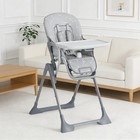 Baby Simple Fold Full Size High Chair Toddlers Baby Chair With Harness Footrest
