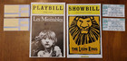 16 Broadway Playbills - All W  Intact Tickets Or Stubs - All Listed   Detailed