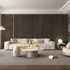 Usabd Wpc Fluted Slat 3d Wall Panels For Interior Decor 114  X 8 