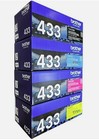 Brother Tn433 Toner Set Bk c m y  Genuine  Oem  High Yield  4-pack  Sealed