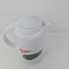 Vintage 70s Kraftware 19th Hole Golf Insulated Pitcher W  Lid   Handle White