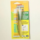 Super Glue Clear 100  Silicone Kitchen   Bath  75 Fl Oz 3 Tubes