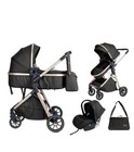 Newborn Baby Pram Pushchair Buggy Stroller 3in1 Travel System Car Seat Included