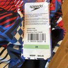 Nwt Speedo Swim Briefs Men s Size 34 Overdrive True Cobalt Red White Blue         