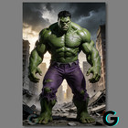The Incredible Hulk Marvel Comics Cover Poster Wall Art 66lb Heavyweight Print