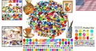 Artistic Glass Mosaic Tiles - 2400 Colorful Irregular Shapes For Creative Fun