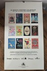 2018 Disney Parks Calendar  Deluxe Attraction Posters Art   New In Sleeve