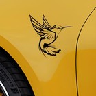 Hummingbird Car Sticker Decal  Waterproof Vinyl Auto Window Decals  Cute Black