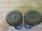 Vintage No Name Truck Set Of 4 Plastic Tires 2 Axles For Parts