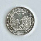 California Hotel Casino Las Vegas  7 Casino Gaming Token  999 Silver Kauai