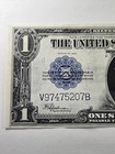 1923  1 Silver Certificate Horse Blanket Blue Seal Large Size Note Crisp Au  unc