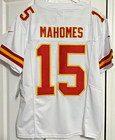 Medium Patrick Mahomes  15 Vapor Fuse Jersey White Elite Quality Chiefs