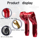 Hoprousa 8  Height 1 1 25 Inch Size Handlebar Riser Extension 2  Pullback Purple
