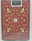 Bicycle Playing Cards Aviary Orange Deck Custom Owl Face   Suit Vintage Floral