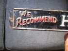 Vintage Holsum Bread Advertising Door Push We Recommend It s Fresh