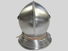 Medieval Close Armet Knight Helmet     18 Gauge Steel   Larp  Cosplay  Reenactment