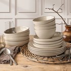 Over back Options 16-piece Dinnerware Set
