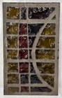 Vintage Brutalist Stained Chunk Glass   Concrete Panel Window Architectural  b