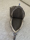 Whiting   Davis Antique Silber Mesh Purse Art Deco Fringe Wristlet Bag